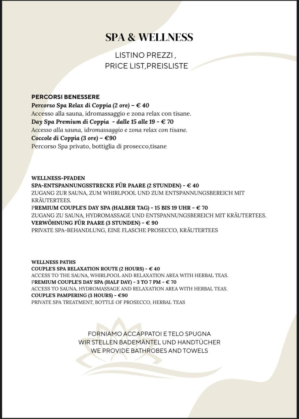 Frühstückspension Relais Fontana Rosa Wellness Caprino Veronese